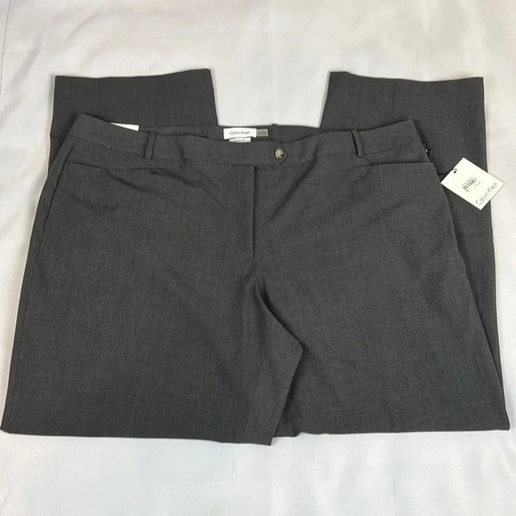 Calvin Klein NWT Gray Morden Fit Pant Size 20W - Picture 2 of 13